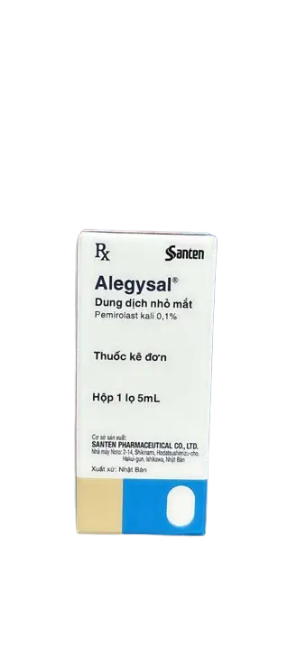 Alegysal 0.1% nhỏ mắt lọ 5ml Santen Nhật