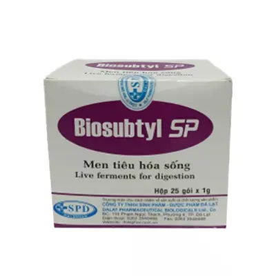 Biosubtyl SP hộp 25 gói Đà Lạt