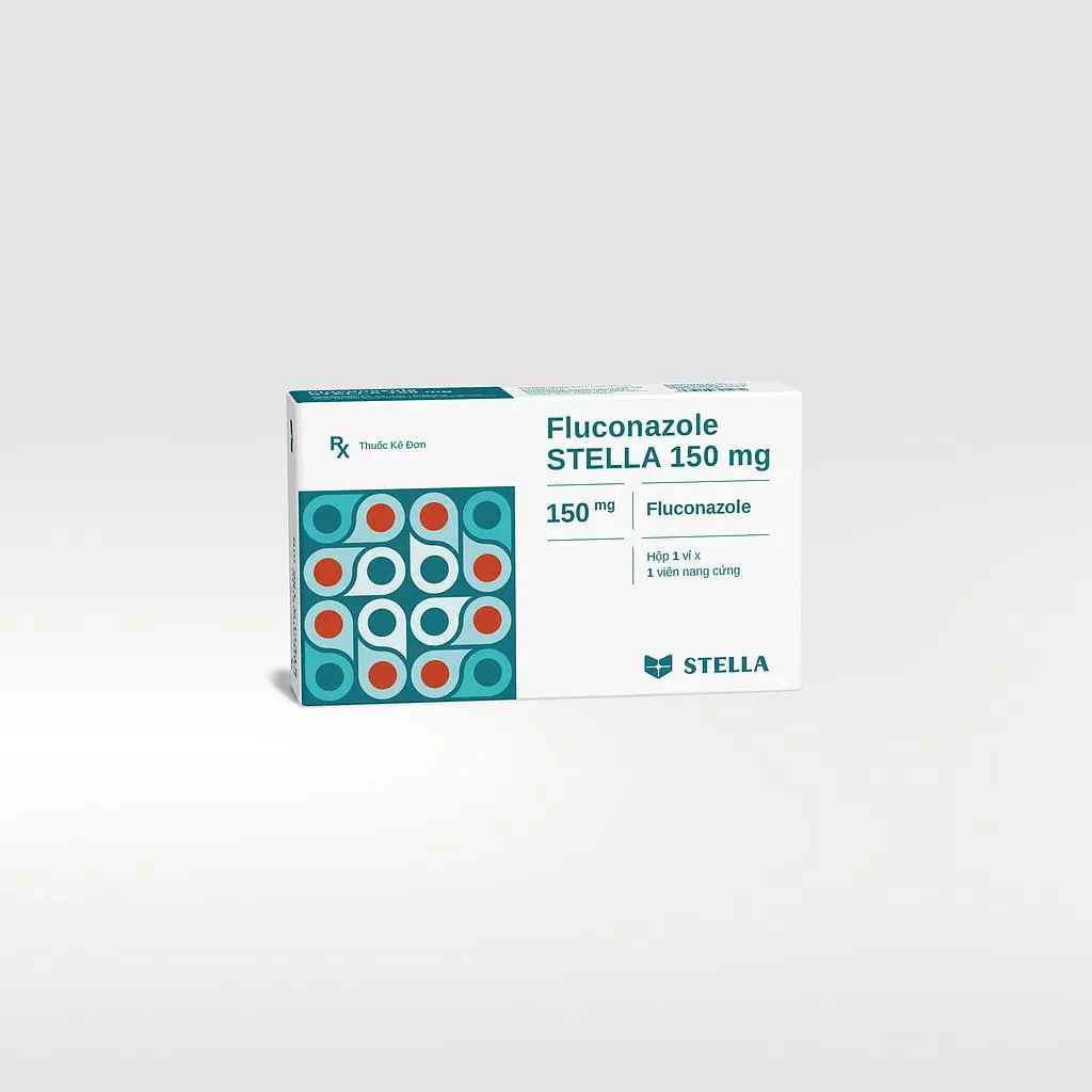 Fluconazol 150mg hộp 1 vỉ x 1 viên nang Stella
