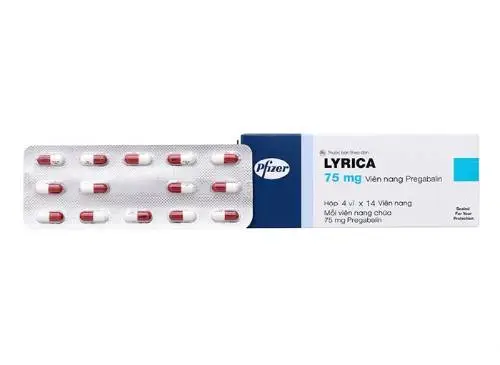 Lyrica Pregabalin 75mg hộp 4 vỉ x14 viên nang Pfizer