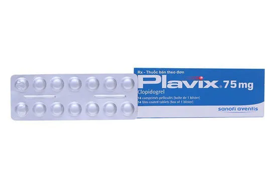 Plavix Clopidogrel 75mg hộp 1 vỉ x 14 viên nén Sanofi