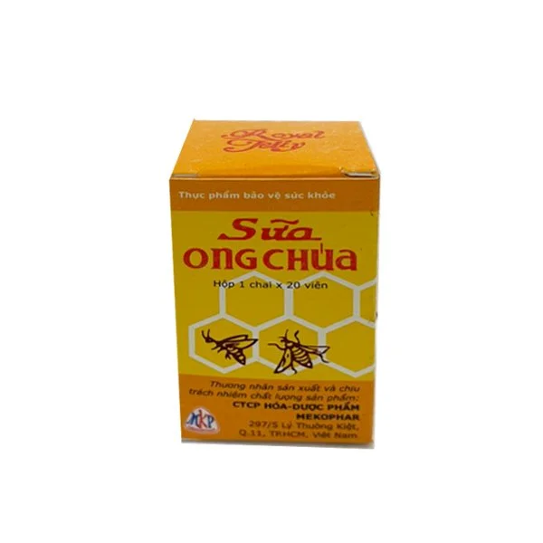 Sữa Ong Chúa lọ 20 viên ngậm Mekophar