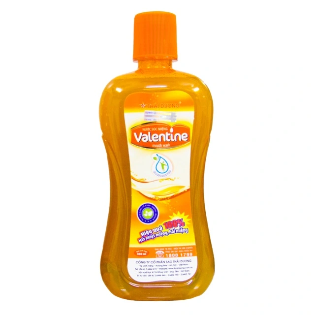 Súc miệng Valentine lọ 500ml Thái Dương