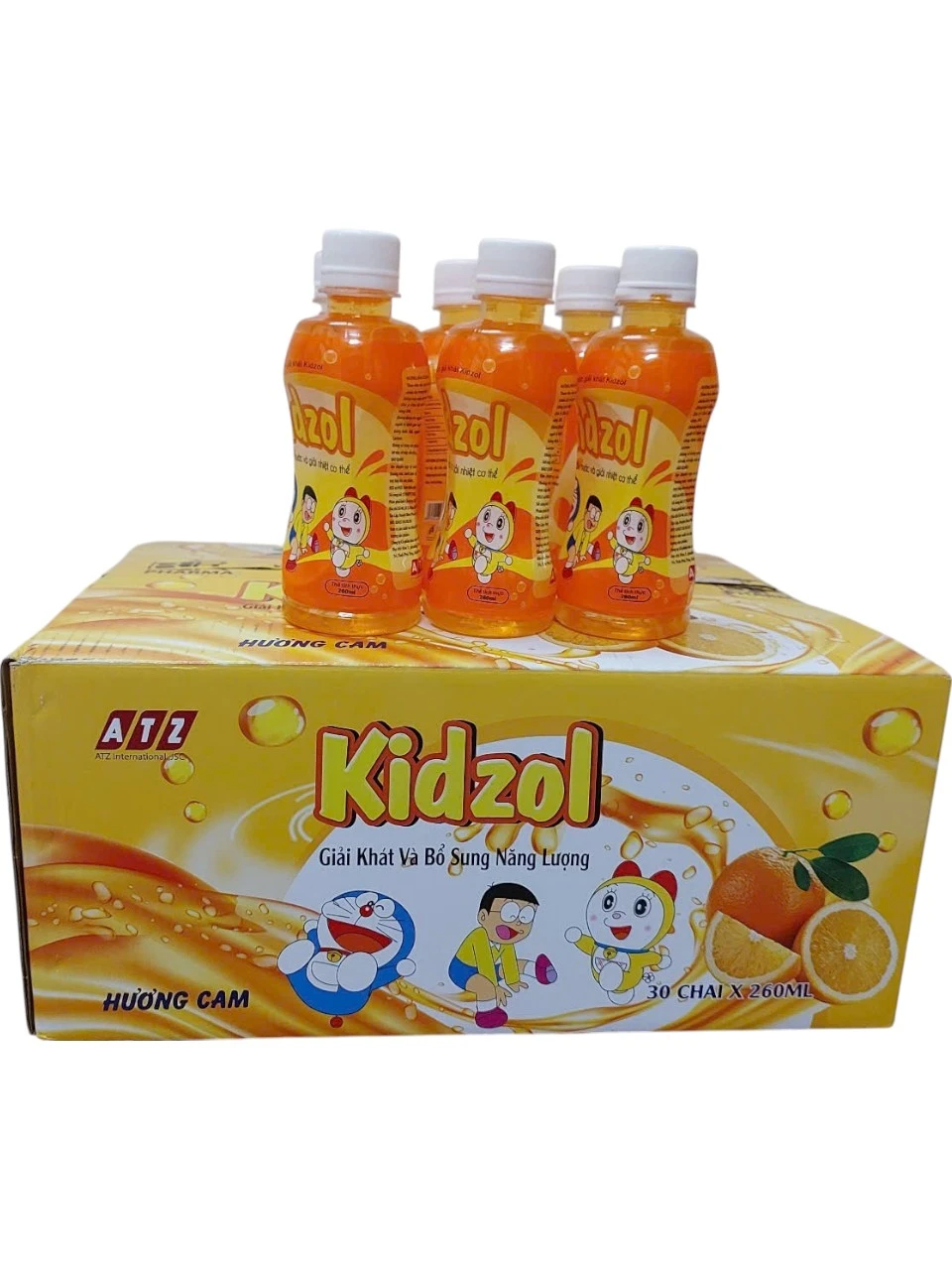 Kidzol oresol hương cam lọ 260ml ATZ