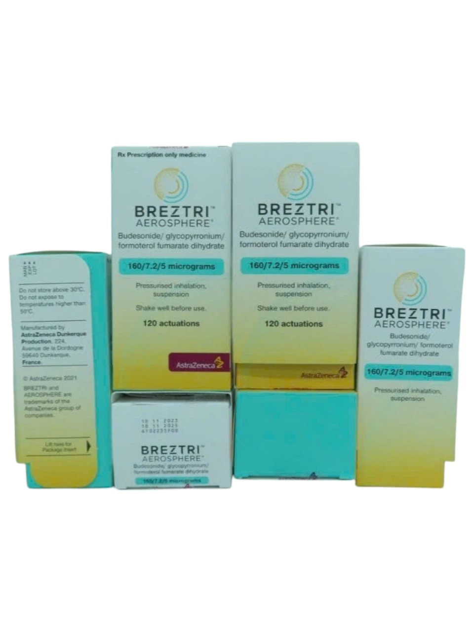 Breztri 160/7.2/5mcg hộp 120 liều Astrazeneca