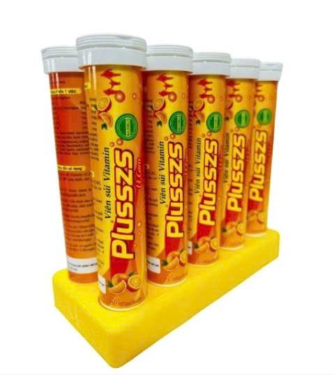 Viên sủi Vitamin Plusszs vị cam lốc 10 tuýp x 20 viên Maximus