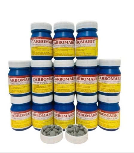 Carbomaric lốc 10 chai x 100 viên nén Tâm Tiến
